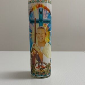 Colorful Religious Prayer Candle